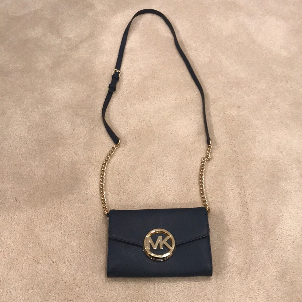Michael Kors Navy Blue Crossbody